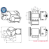 CNC Rotary Axis 4th Axis - 3/4 Jaw Chuck 65mm Center Height Indexing Head