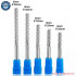 Solid Carbide Corn End CNC Milling Tools - D0.8-D3.1 PCB Mill Cutter Bits