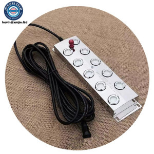 10 Head Ultrasonic Mist Maker Fogger - Stainless Steel Humidifier, Hydroponics