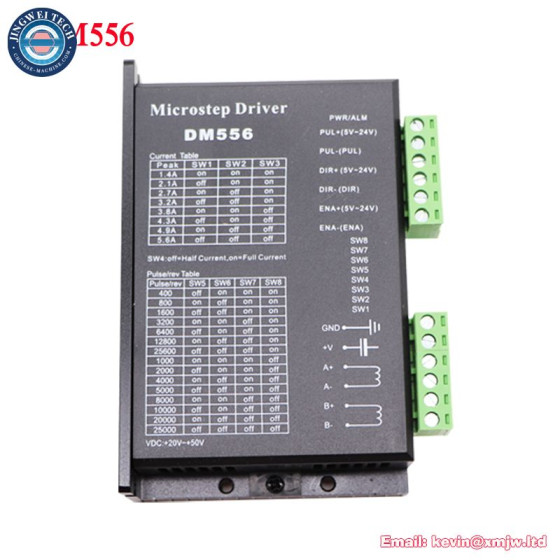 DM556 Digital Stepper Motor Driver - 2 Phase NEMA23/34 5.6A, TB6600 Replacement