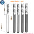 Solid Carbide Corn End CNC Milling Tools - D0.8-D3.1 PCB Mill Cutter Bits