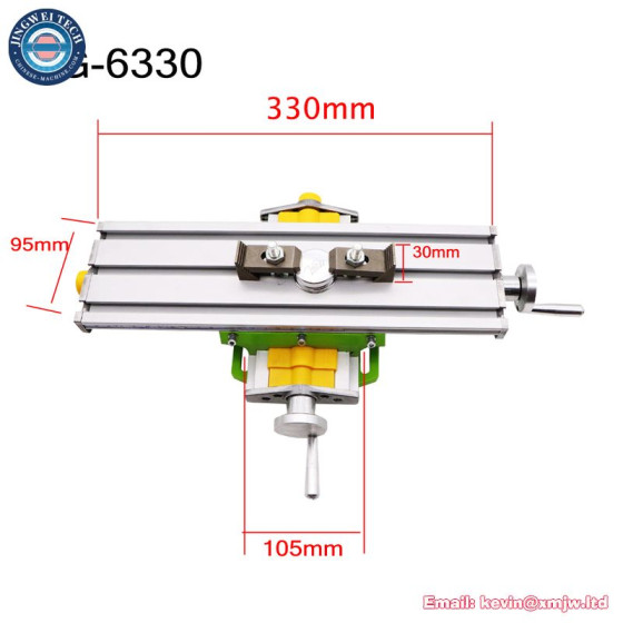 Multifunction Mini Working Cross Table BG-6330 - X Y Axis for Milling Engraving