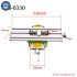 Multifunction Mini Working Cross Table BG-6330 - X Y Axis for Milling Engraving