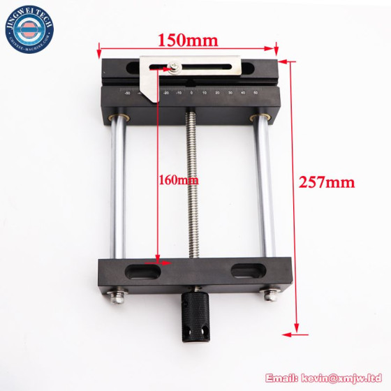 CNC Vice Aluminum Flat Tongs Vise - 150x257mm QGG Parallel-jaw for Wood/Metal