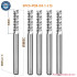 Solid Carbide Corn End CNC Milling Tools - D0.8-D3.1 PCB Mill Cutter Bits