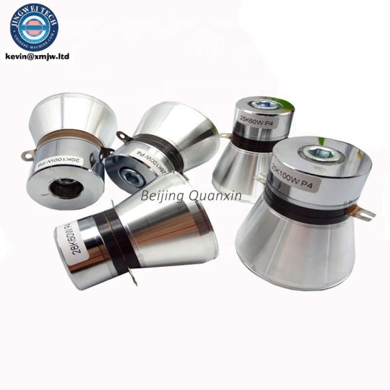 Piezoelectric Transducer Ultrasonic Cleaner Sensor - 25 khz Industrial Cleaning