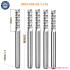 Solid Carbide Corn End CNC Milling Tools - D0.8-D3.1 PCB Mill Cutter Bits