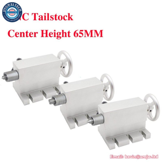 CNC Tailstock MT2 Rotary 4th Axis - Lathe Engraving Machine Part 65MM Height