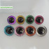 Safety Eyes Molding Machine: Black Solid Doll Eyes, Vertical Type Safety Eyes Molding Machine: Black Solid Doll Eyes, Vertical Type