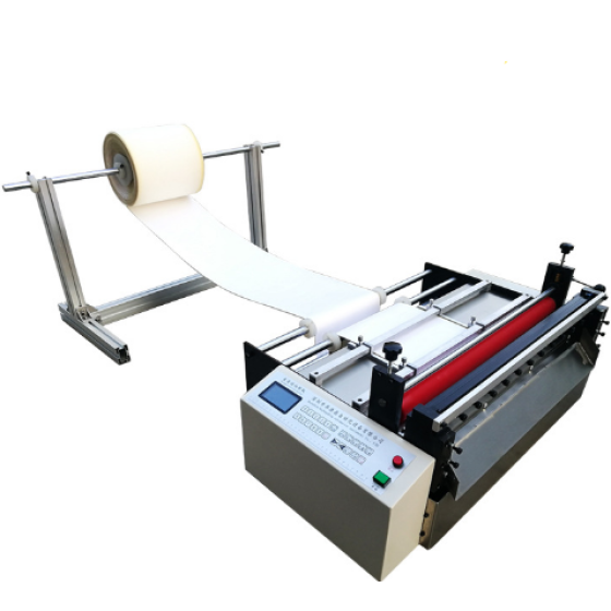 SIGO Electric PVC Sheet Roll Cutting Machine: 600mm Automatic