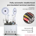 TR-DS05 Automatic Double-Head Terminal Crimping Machine, Pre-insulated