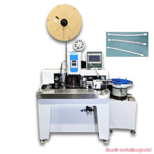 Automatic Multi-Core Wire Crimping Machine: Sheath, Peel & Insert