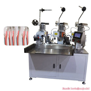Full Automatic Cable Crimping Machine: Straight Flat Wire Terminal