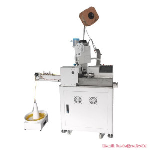 Full Automatic Single Head Wire Crimping Machine: Dip Tin Terminal