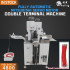 Automatic Servo Motor Wire Crimping Machine: Double Head Terminal