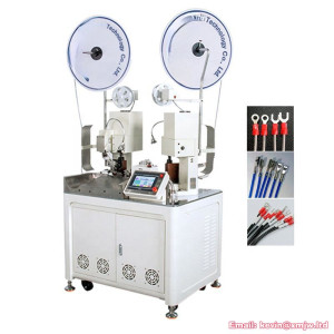 TR-DS05 Automatic Double-Head Terminal Crimping Machine, Pre-insulated