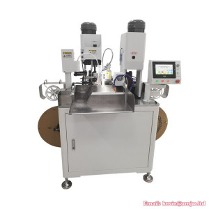 Automatic Servo Motor Wire Crimping Machine: Double Head Terminal
