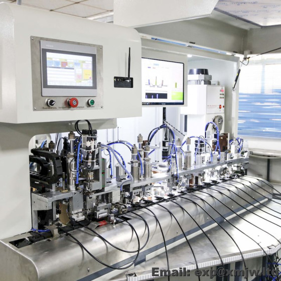 16A Europe VDE Plug Insert Crimping Machines for Power Cords