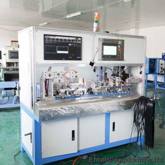 MA-055 Semi-automatic Power Cord Cable Wire Terminal Crimping Machine