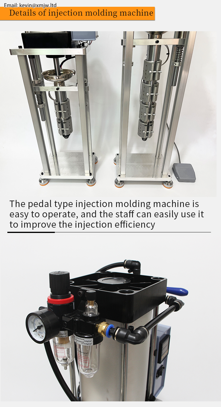 Mini small desktop plastic injection molding machine for small size and laboratory pe