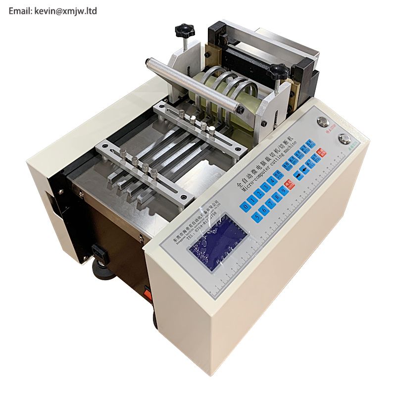 Automatic small silicone chip slicing machine, sealing strip rubber ring cutting machine, PU plastic tape cutting machine